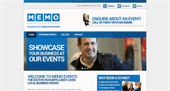 Desktop Screenshot of memoevents.co.uk